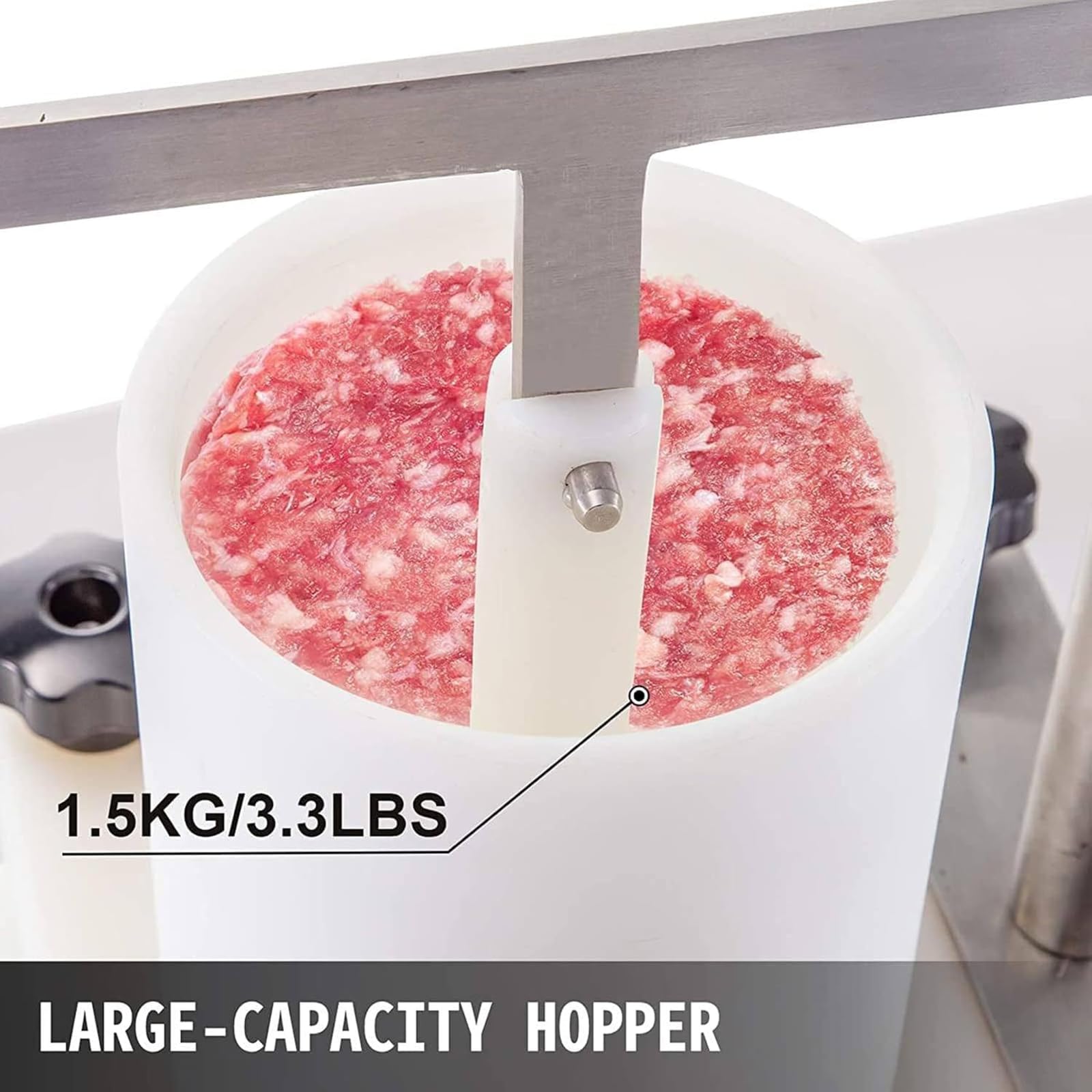 Kommerzielle Pattypresse, machen Sie 15 kg Fleisch-Patties auf einmal, antihaftbeschichtet, gleichmäßige Form von Steakpresse für Burger