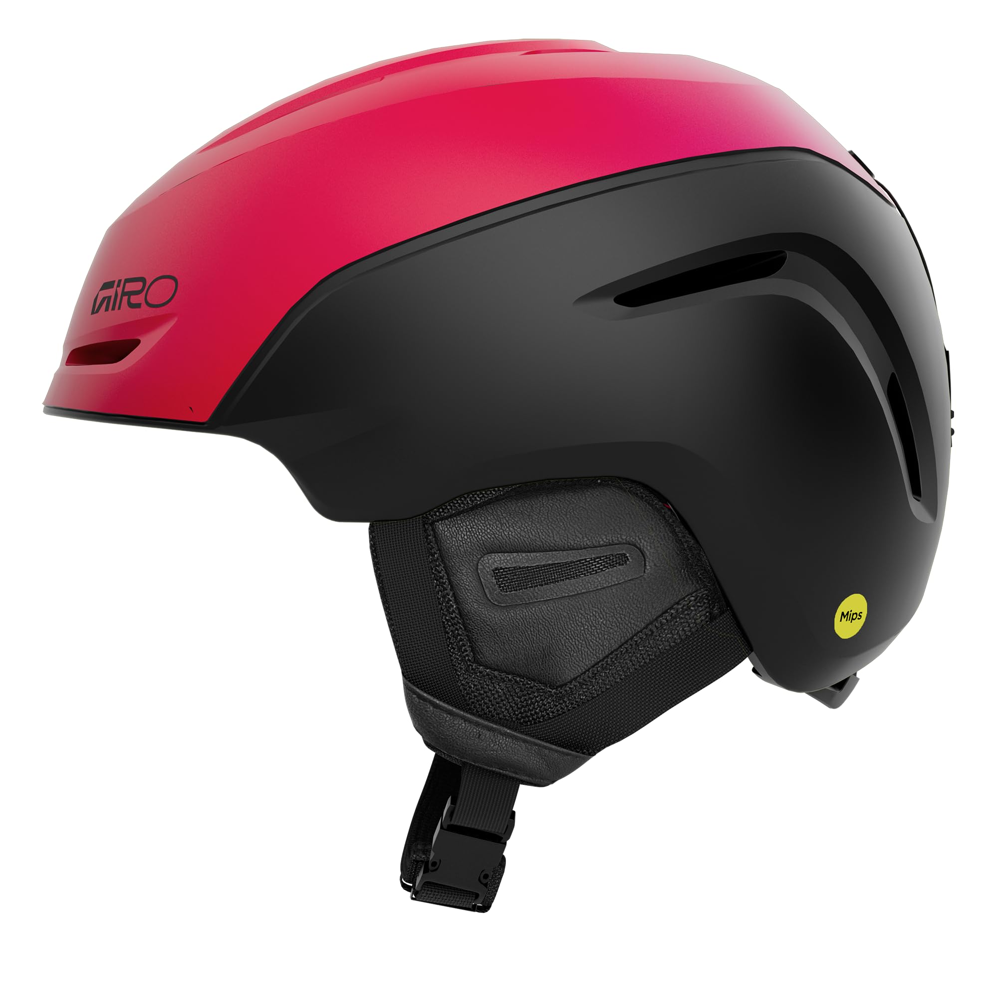 Giro Snow Neo MIPS Ski Helm Größe M | Skihelm Snowboard Helm Herren Damen, MIPS® Schutz, In-Mold Konstruktion, In Form Fit, Thermostat Control | Skihelm Wintersport Matte Red Fade (Rot-Verlauf)