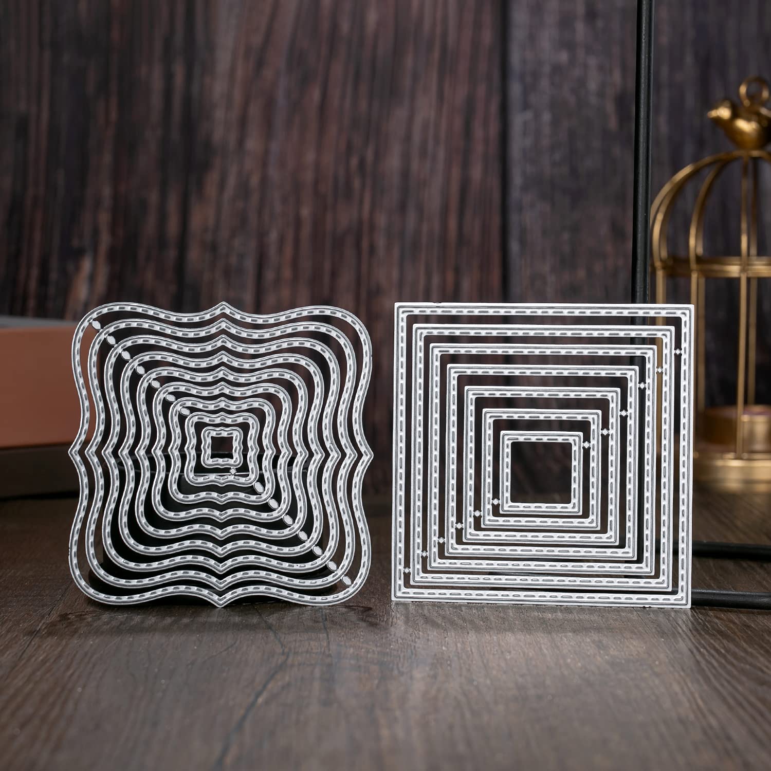 GLOBLELAND Matrices De Découpe Géométriques En Métal Pour La