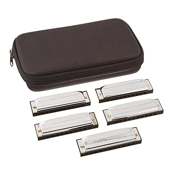 Hohner SPC Progressive Special 20 5-Piece Harmonica Pro Pack w/ Case