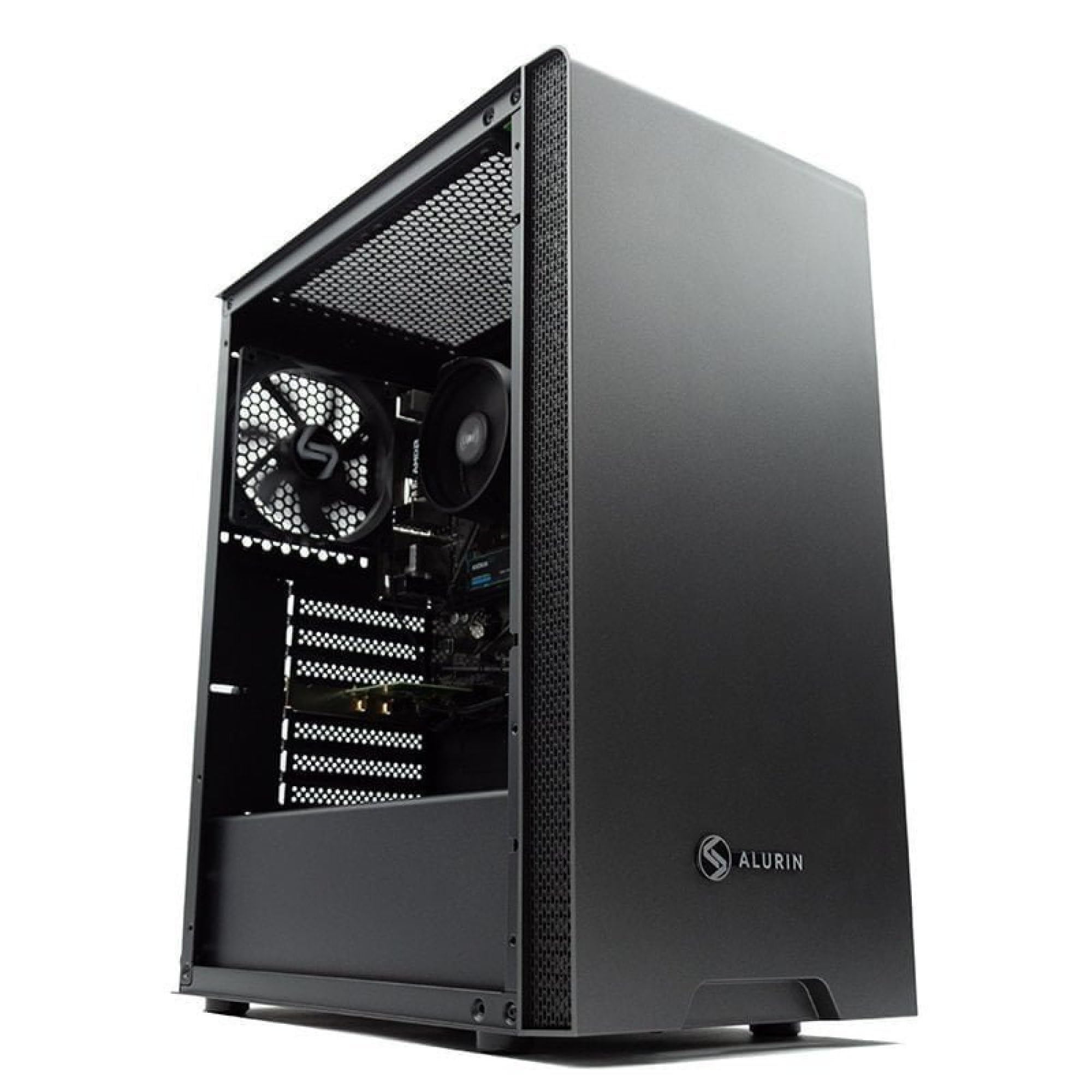 PcCom Work PC Desktop Intel Core i5-12400, 32GB RAM, 1TB SSD, Computer per Ufficio e Smart Working, PC Professionale Senza Sistema Operativo