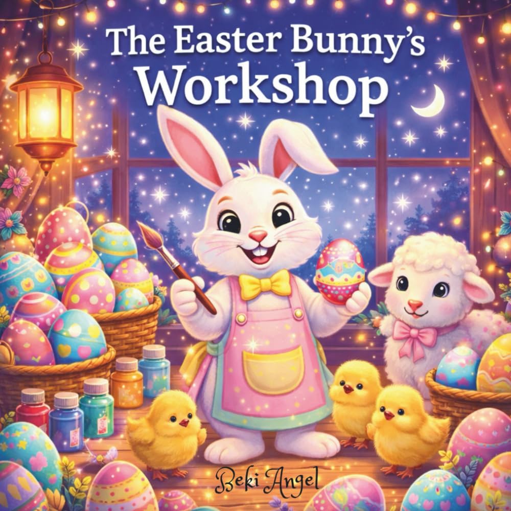 The Easter Bunny's Workshop: A Magical Easter Coloring Book for Kids Ages 4-8