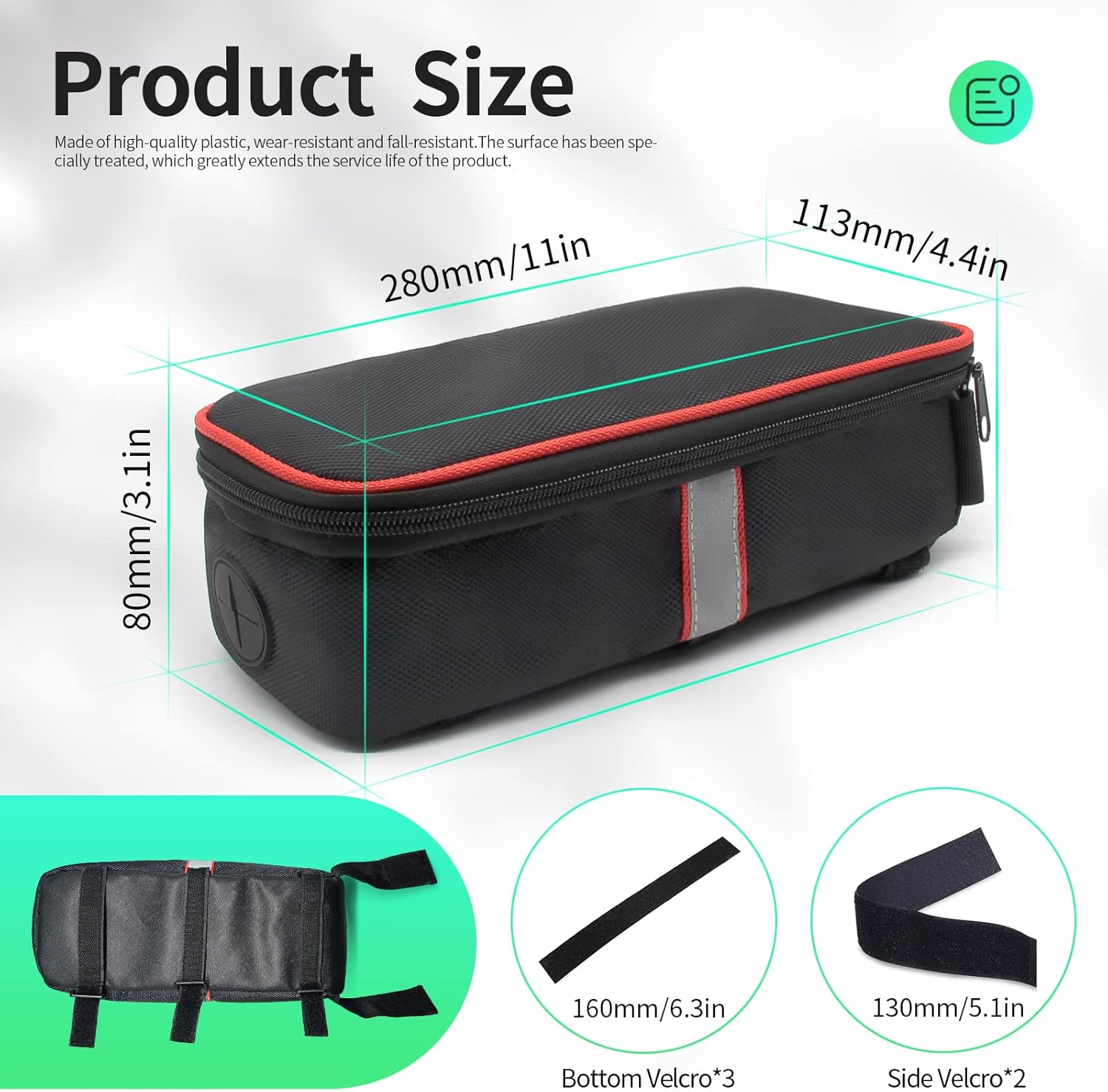 Ebike Controller Bag，E Bike Lithium Batter Bag Box Case Kit for Electric Bicycles Mountain Bikes Electric Motor Kit