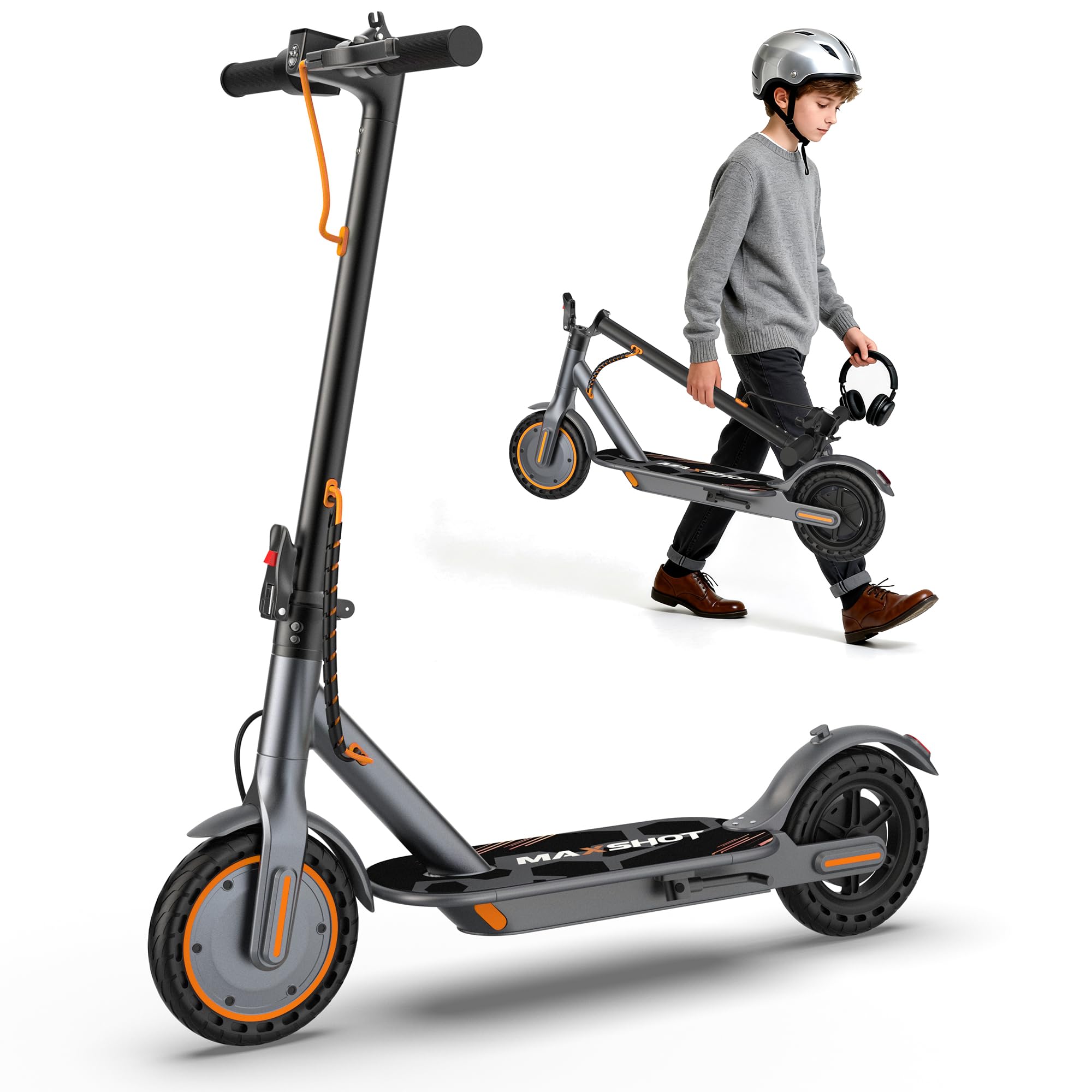Maxshot Electric Scooter, 8.5" /10" /14" Tire,