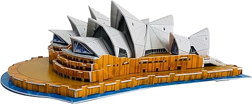 Miniatura 2 de Rompecabezas 3D para adultos y niños Rompecabezas 3D de la Ópera de Sídney Kit de modelo de arquitectura de Australia Regalos de cumpleaños para