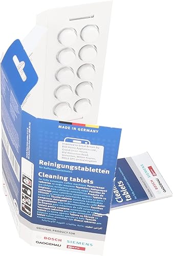 Miniatura 7 de Tabletas de limpieza, paquete de 20 unidades para adaptarse a la cafetera Bosch