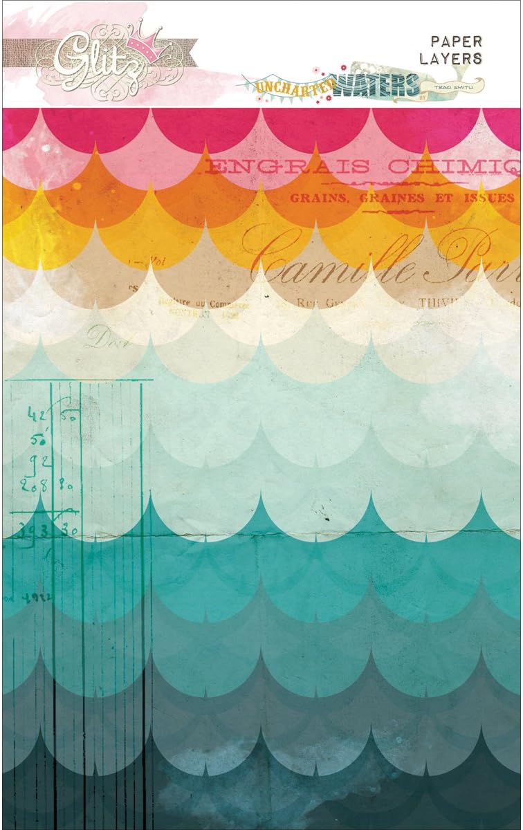 Glitz Design - Uncharted Waters Collection - Paper Layers