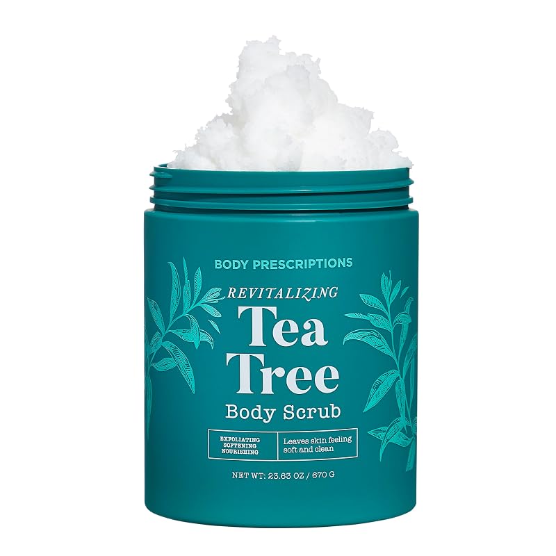 Body Prescriptions Esfoliante Corporal com fragrância de Tea Tree, 601 g