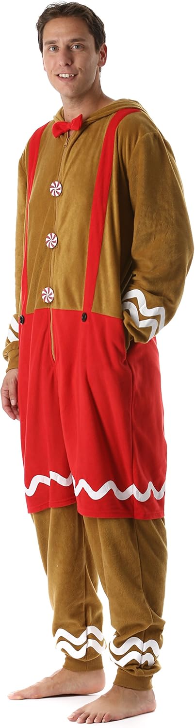 #followme Men’s Adult Onesie Holiday Microfleece