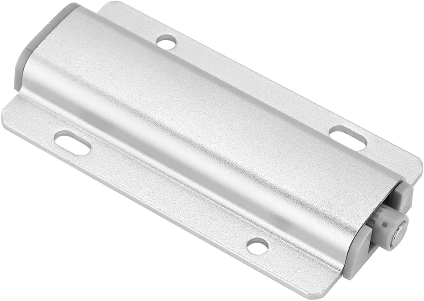 2PCS Push to Open Cabinet Hardware, Magnetic Push Latch Heavy Duty Touch Latch with Magnetic Tip, No Handle for Cabinet Drawer Wardrobe Kitchen Door (Silver (Magnetic Head))