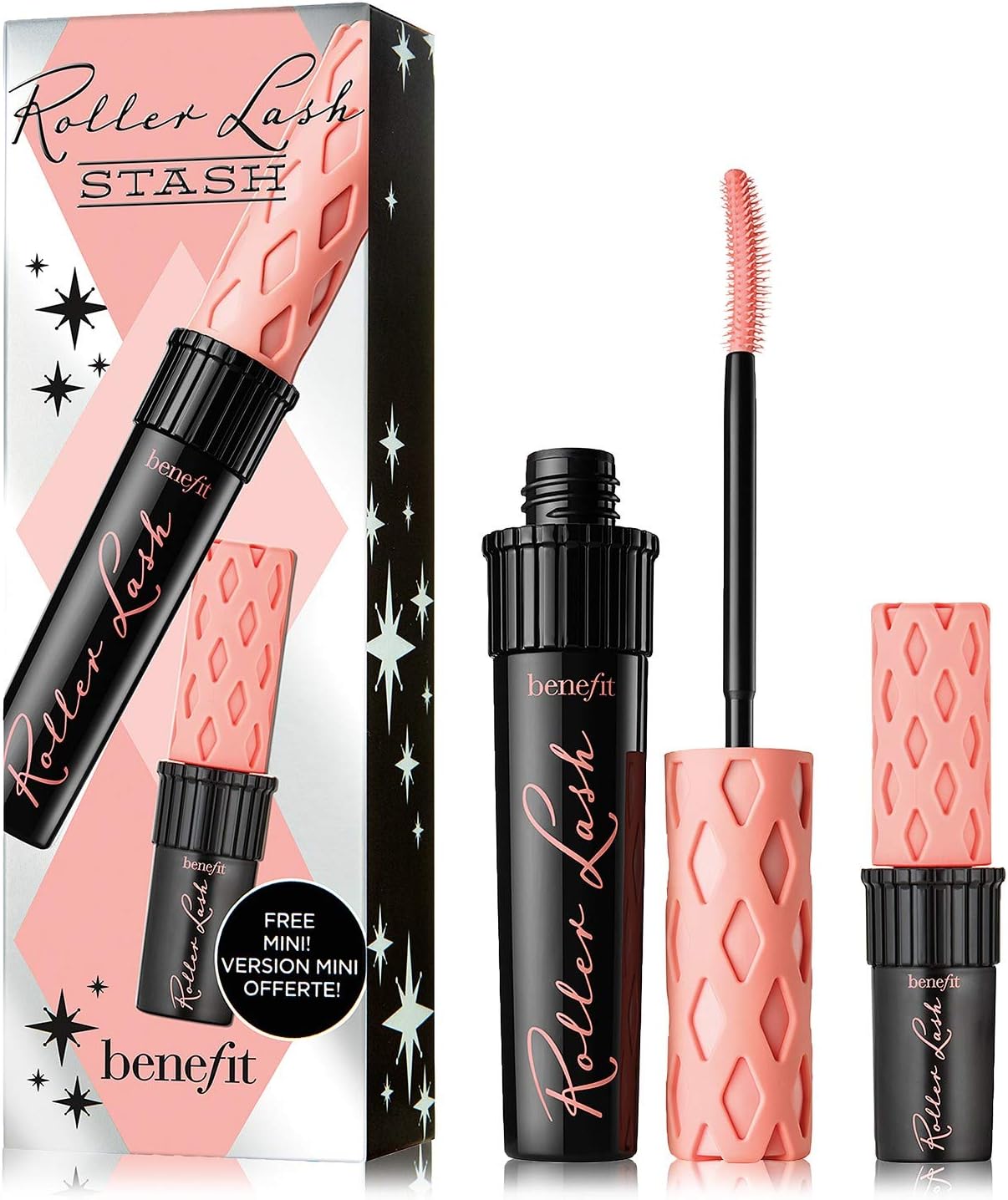Roller Lash Rollerlash Mascara Set Full Size and Mini Travel Size Set