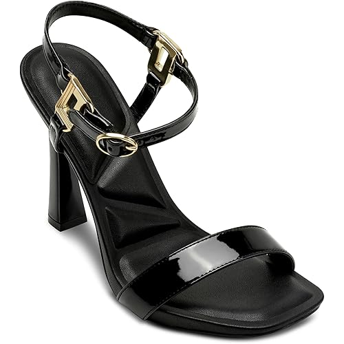KARL LAGERFELD Women's Cybil Evening Ankle Strap Dress Heels
