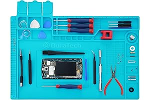 DURATECH Electronic Heat Resistant Mat with Tools and Parts Organizer