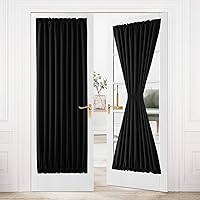 Vista 21 de Cortinas Dwcn para puerta, con bolsillo para barra Blanco grisáceo