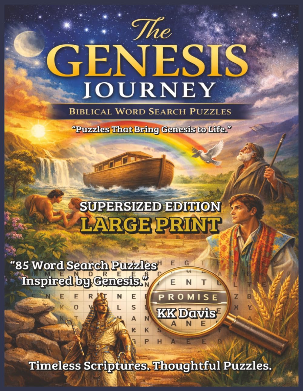 The Genesis Journey: Biblical Word Search Puzzles – Supersized Edition