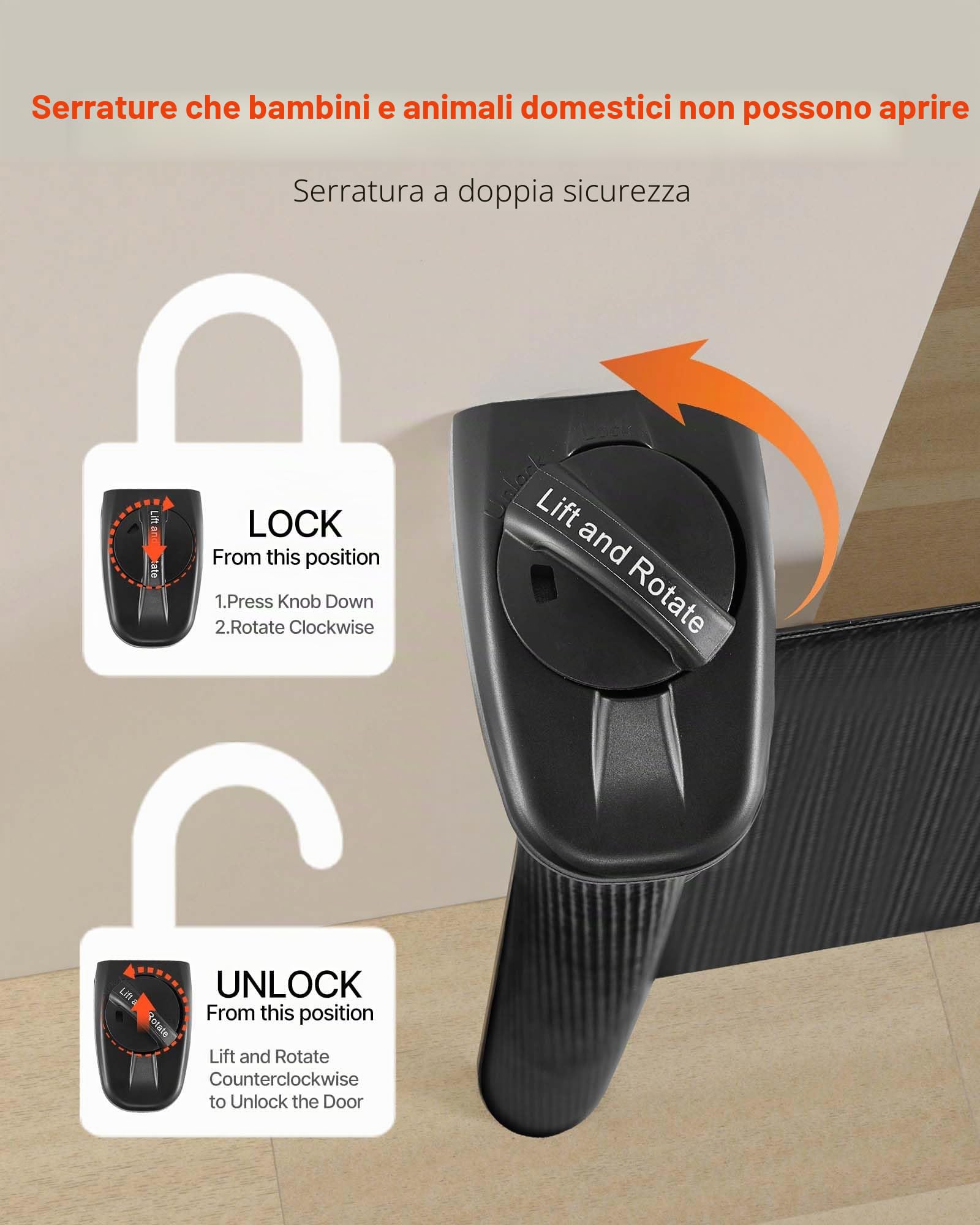 VEVOR Cancelletto Retrattile, Rete Estensibile max. 4150 mm di Larghezza, Altezza 980 mm, con Strisce in Fibra di Vetro Rinforzata, Cancelletto Retrattile in Rete per Cani, Animali Domestici, Nero