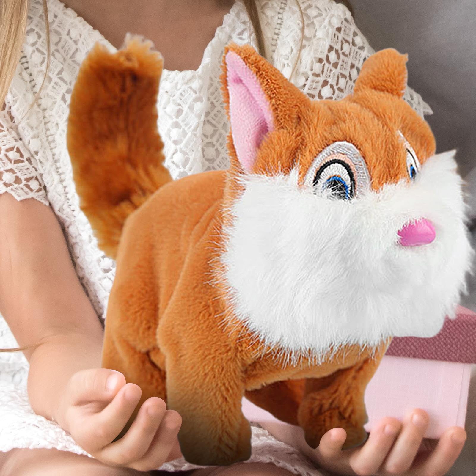 Jouet en peluche écureuil personnalisé, doux et mignon pour enfants