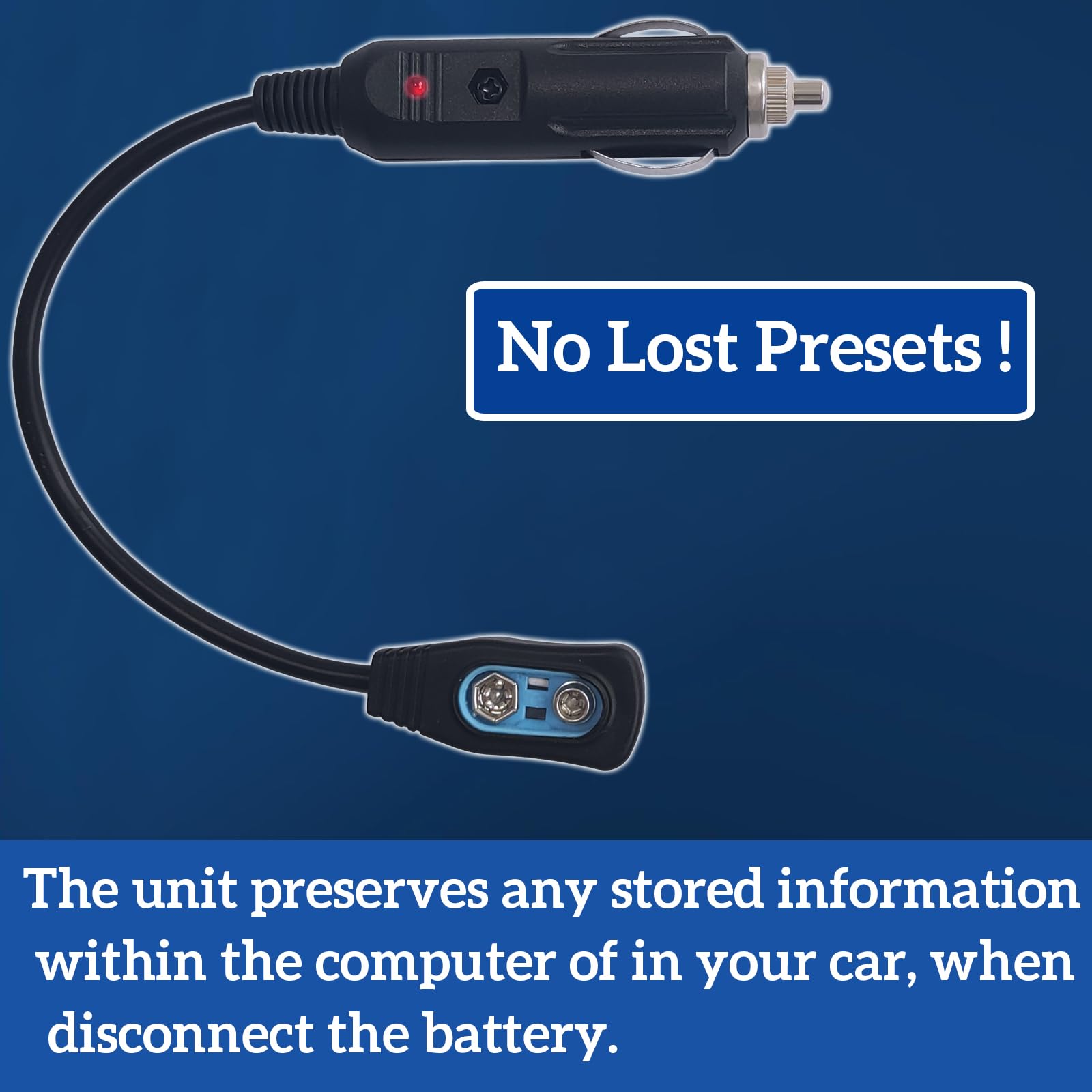 Amazon.com: Sharutia Battery Memory Saver Automotive 12V,Save Memory Data  of On-Board Computers,Code 12 Volt Attaches to Power PortCar Truck Van :  Automotive
