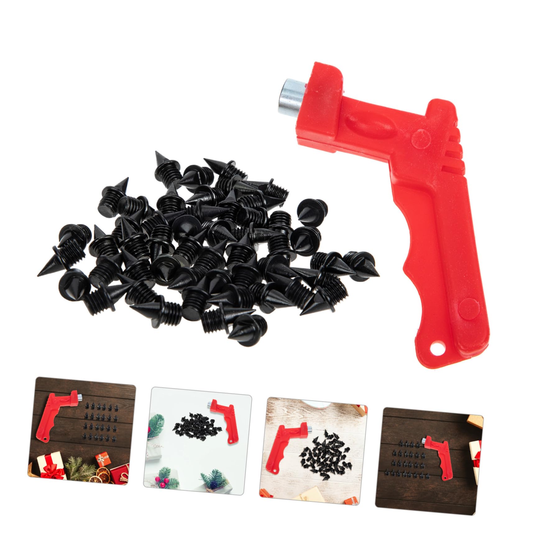 Toyvian Set Da Golf Scarpe Borchie Scarpe a Spike Presa Punte Da Golf Spichi Di Scarpe Del Golf Picchi Tacchetti Per Scarpe Punte Delle Scarpe Nero Acciaio Al Carbonio