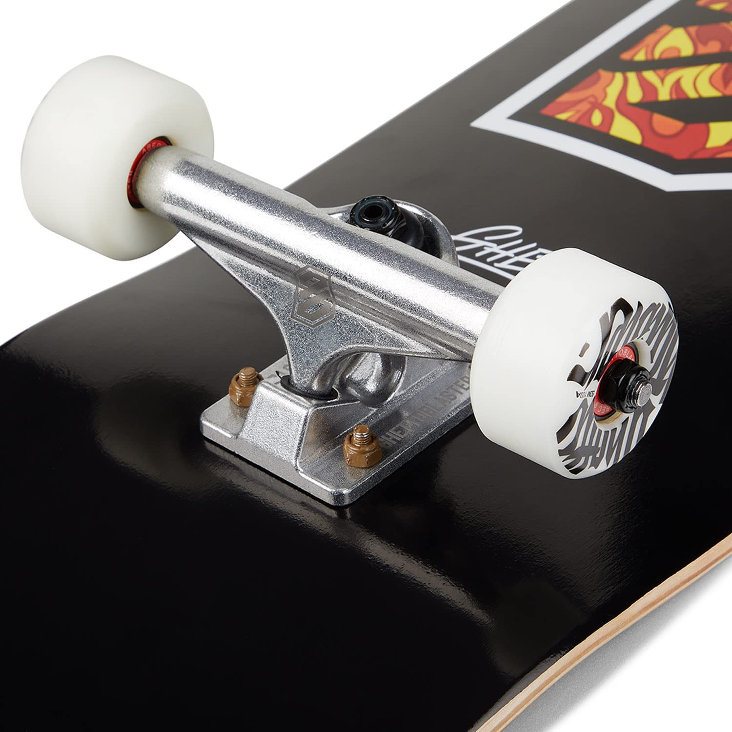 Flame WHI Planche de skateboard complet 8,5"