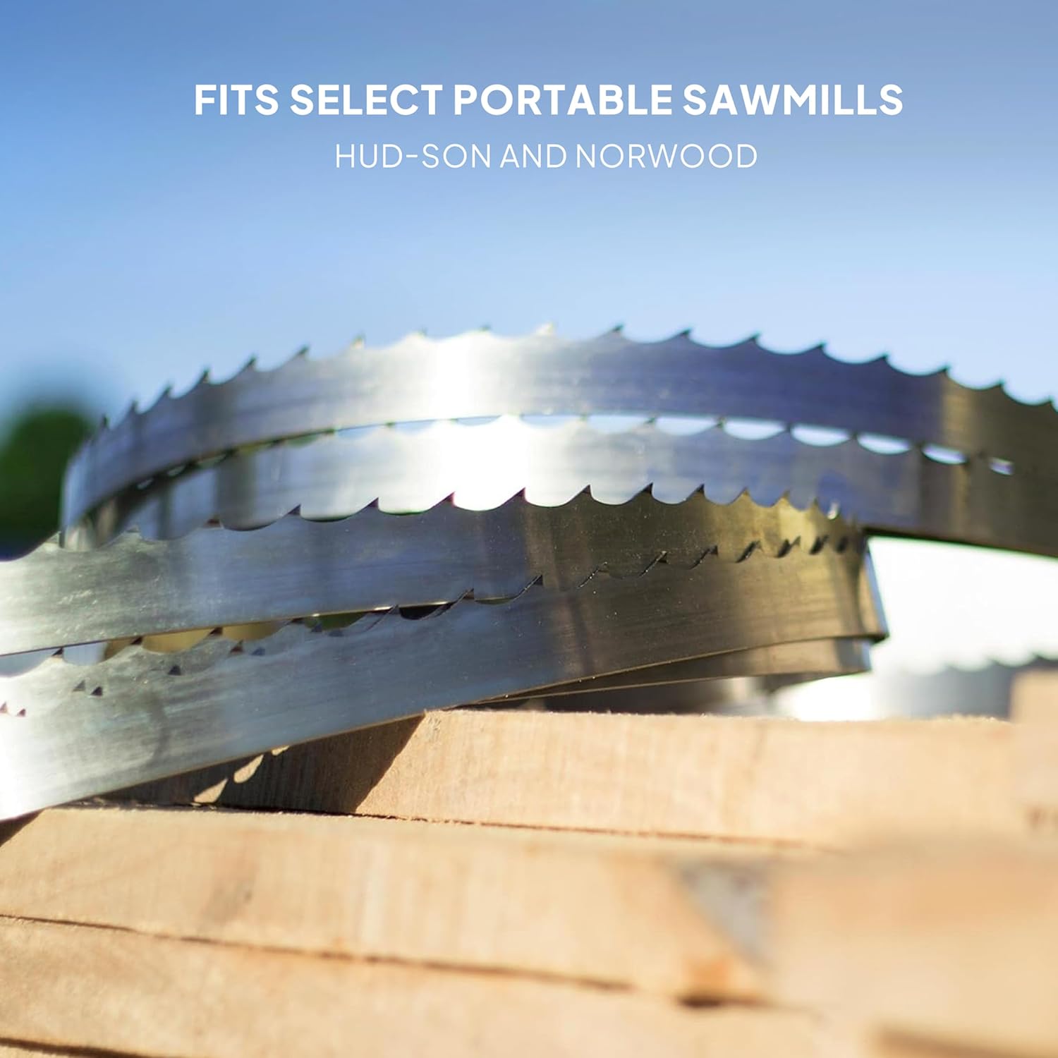 Wood-Mizer 167" Sawmill Bandsaw Blades 5-Pack - DoubleHard 10° All-Purpose Sawing
