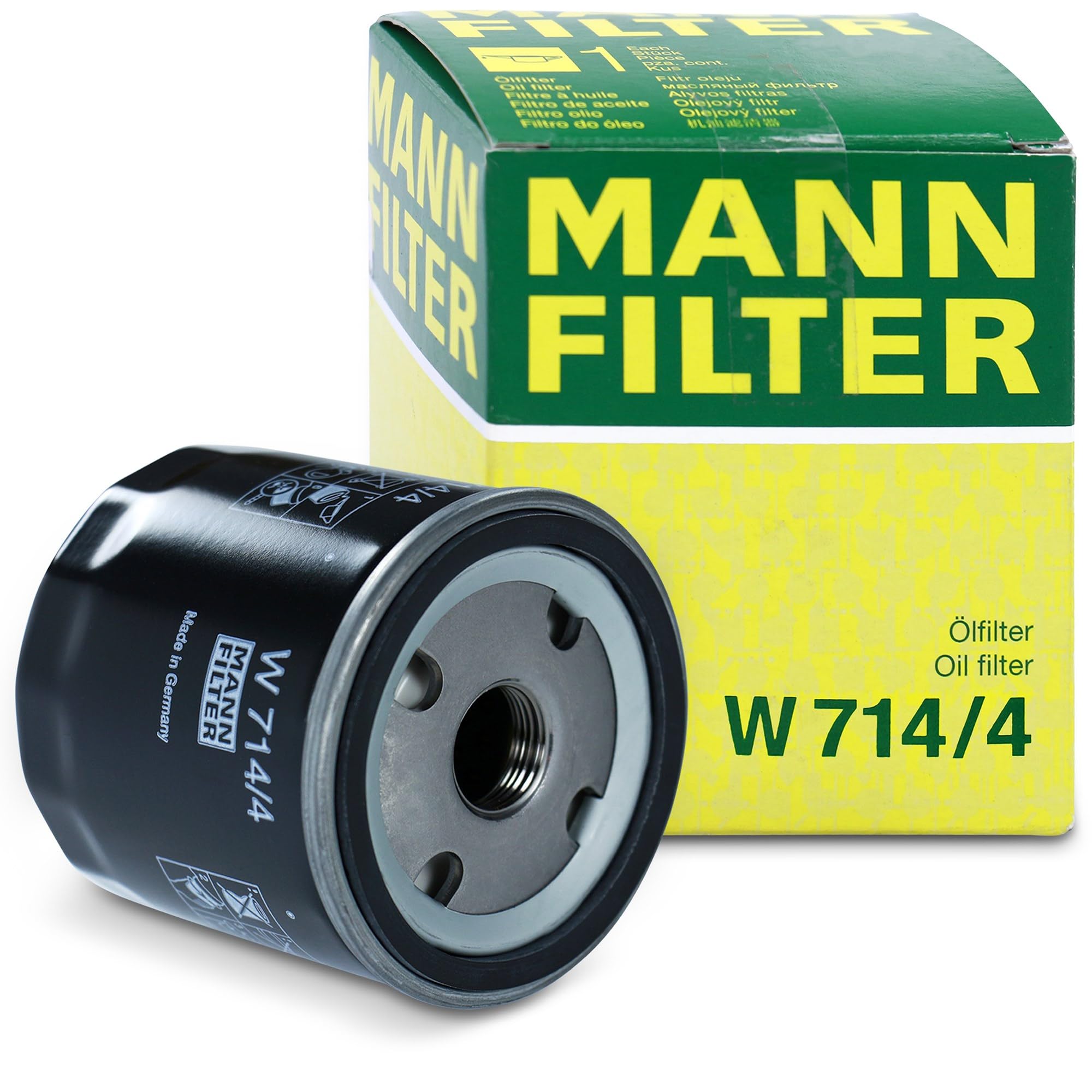 Filtro Olio MANN-FILTER W 714/4 - Alta Qualit&agrave; Per Auto E Veicoli Commerciali