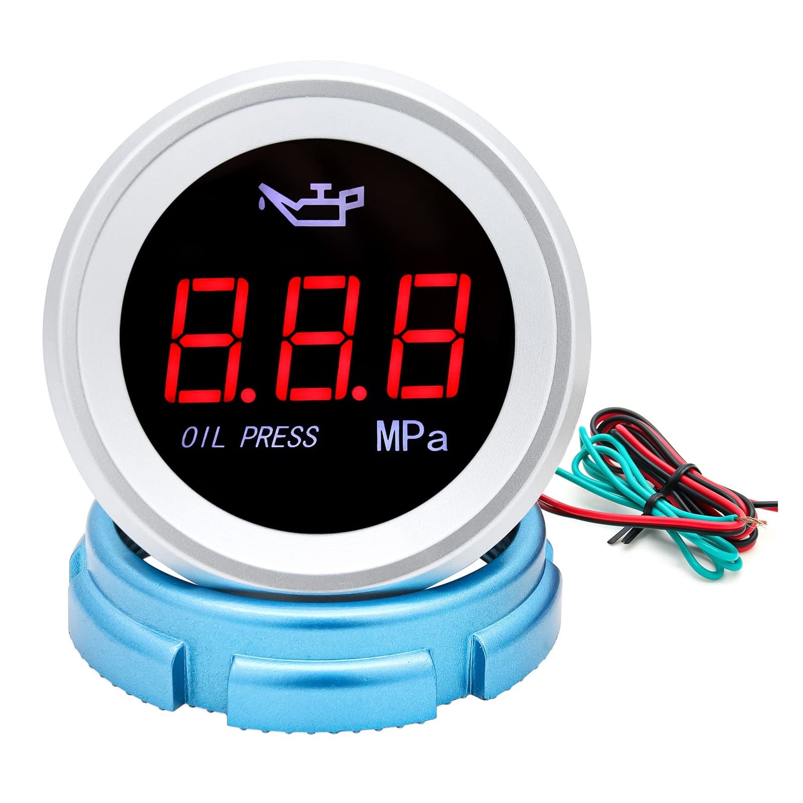 Cfwwsaq 3 Liquid Level Meter, Water Temperature Gauge With Warning Alarm 0-120℃ Water Temp Meter + 1/8Npt Sensor Universal For Marine Boat Car Truck(3)