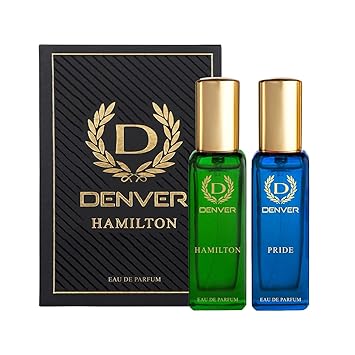 DENVER Hamilton & Pride EDP Perfume Gift Set For Men - 20 ML Each, Pack of 1