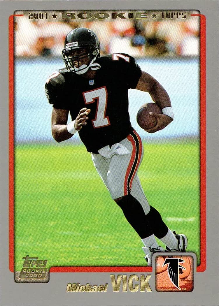 Amazon.com: 2001 Topps Football #311 Michael (Mike) Vick Rookie Card :  Collectibles & Fine Art