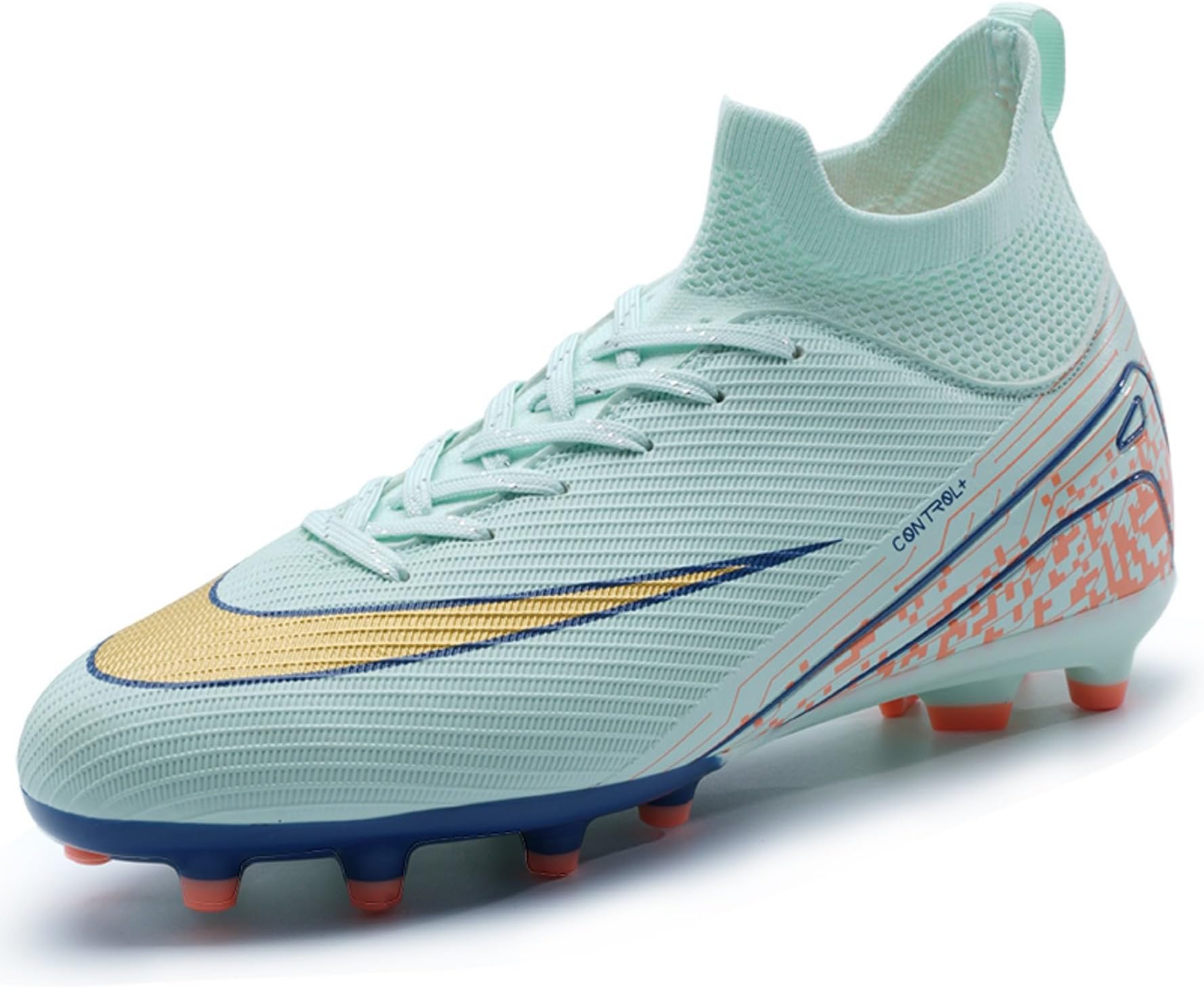 Football Boots Men Cleats Soccer Shoes Professional Spikes Football Competition Shoes Boys' Soccer Shoes Lace Up Training Sneakers
