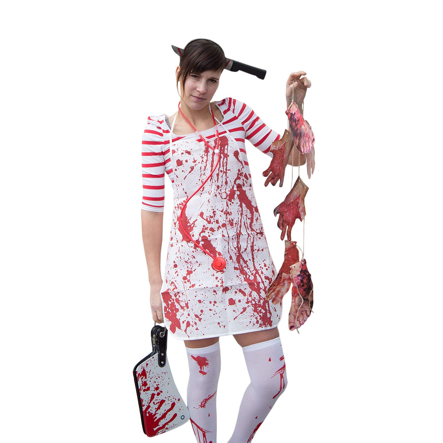 Oblique Unique Grusel-Haarreif „Schere Im Kopf“ – Perfekt Für Halloween & Kostümpartys