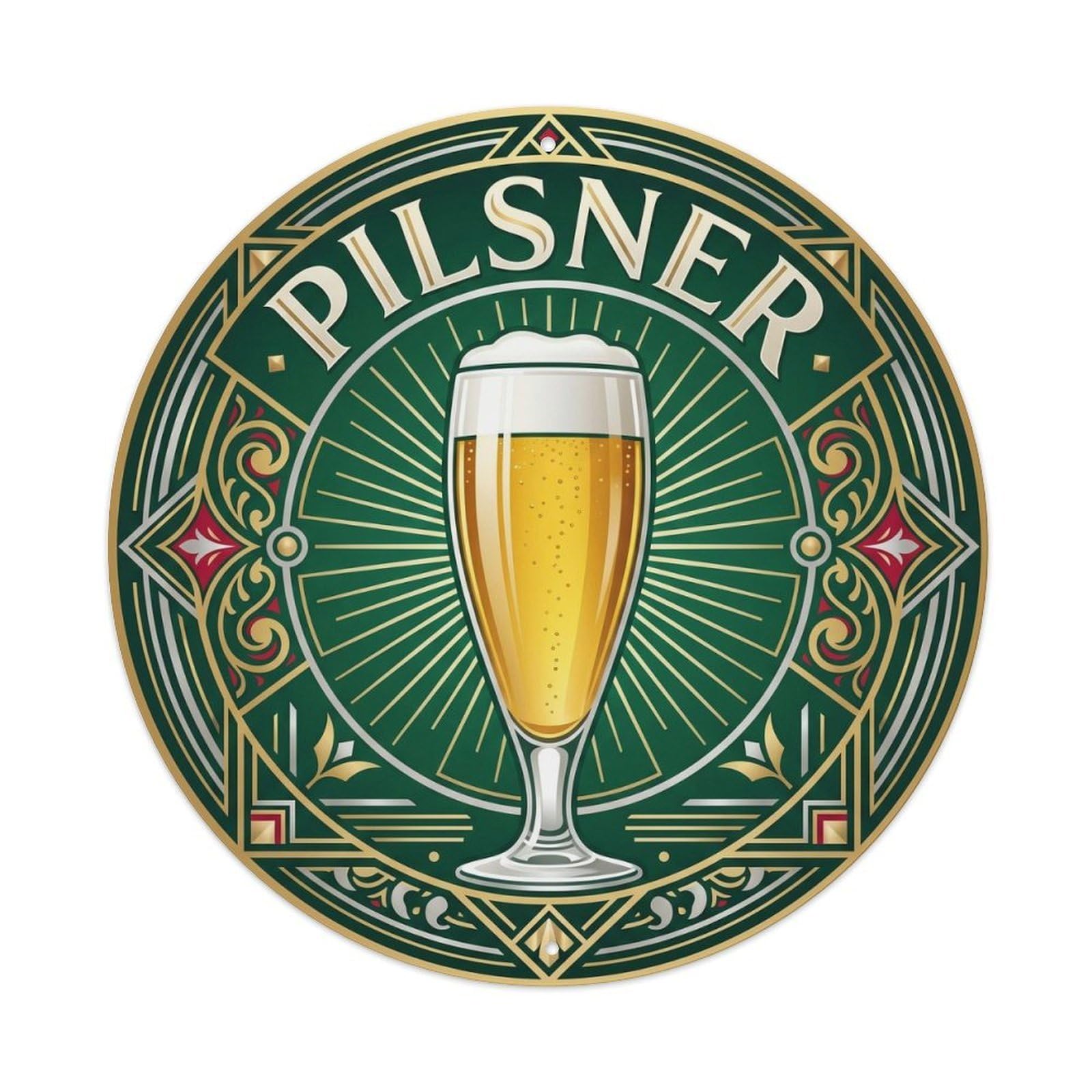 Rustic Czech Pilsner Farmhouse Brew Tavern Culture Metal Tin Sign