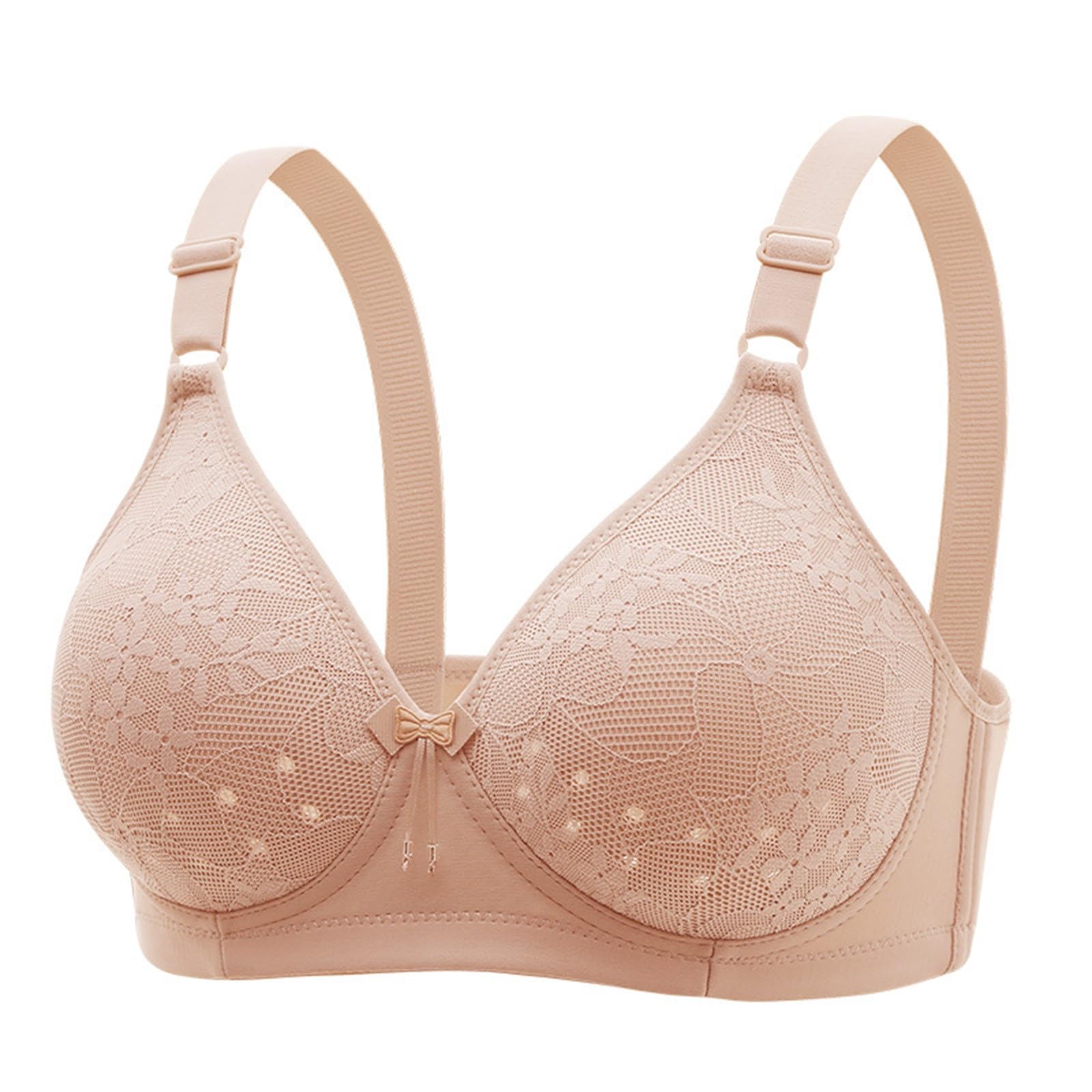 Uwdiohq Soutien-Gorge Sans Armature Grande Taille - Bralette Respirante Confortable Col V Profond Pour Femme