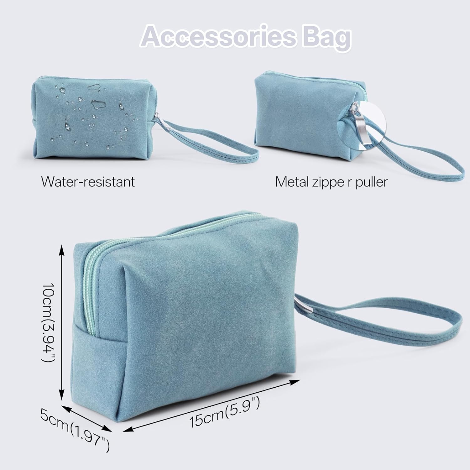 13-14" Laptop Sleeve Case for MacBook Pro 14" 13" M5/M4/M3/M2/M1, MacBook Air 13.6", PU Leather Magnetic with Stand Protective Bag Cover for HP Dell Lenovo Surface (13-14" | Blue)