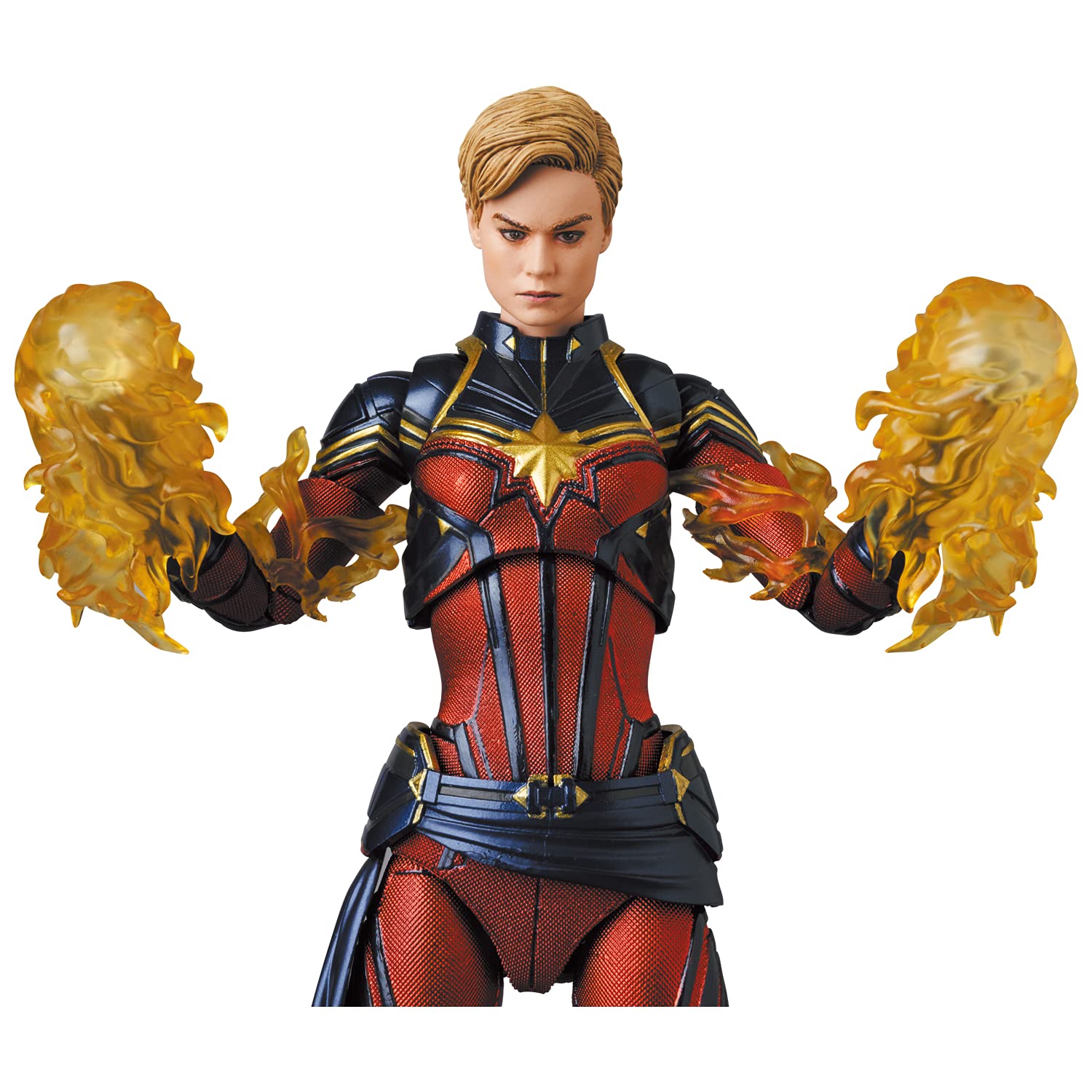 Amazon.com: MAFEX No. 163 Captain Marvel Endgame Version, Total 