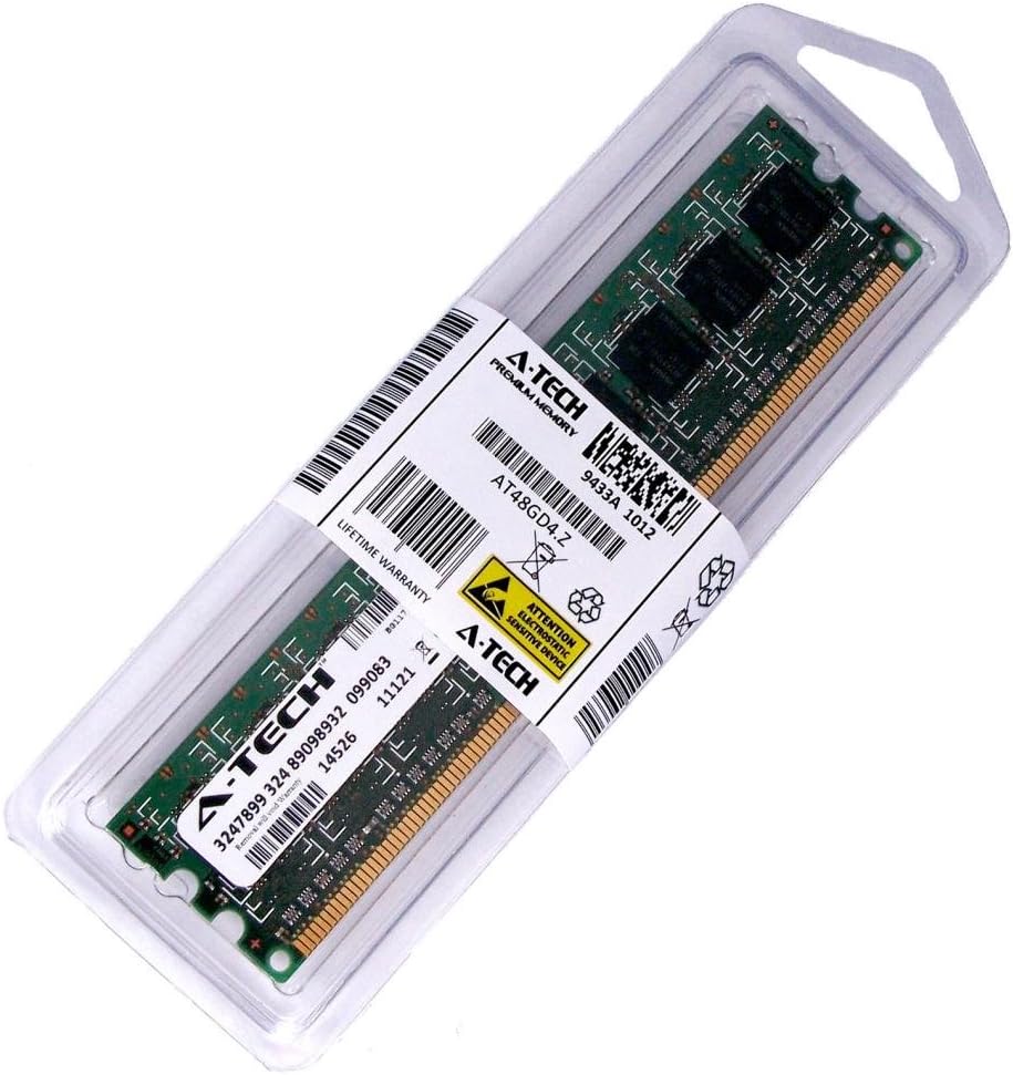 2GB Stick for eMachines EL Series Desktop EL1352G-41w EL1850G-42w EL1860 EL1352 EL1850 EL1850-01e EL1852 EL1852G-52w. DIMM DDR3 Non-ECC PC3-10600 1333MHz RAM Memory. Genuine A-Tech Brand.