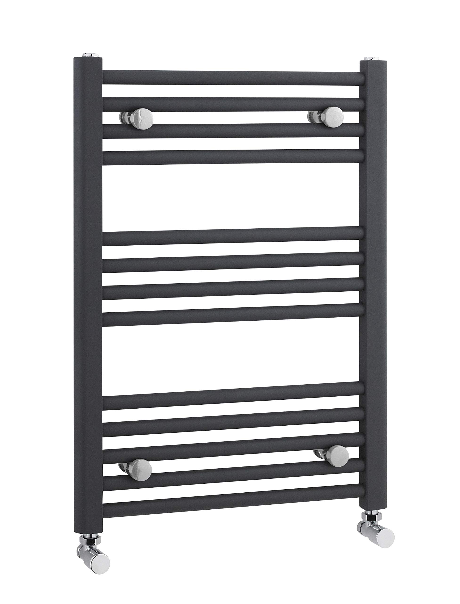 nuie Anthracite Straight Ladder Rail 700 x 500mm