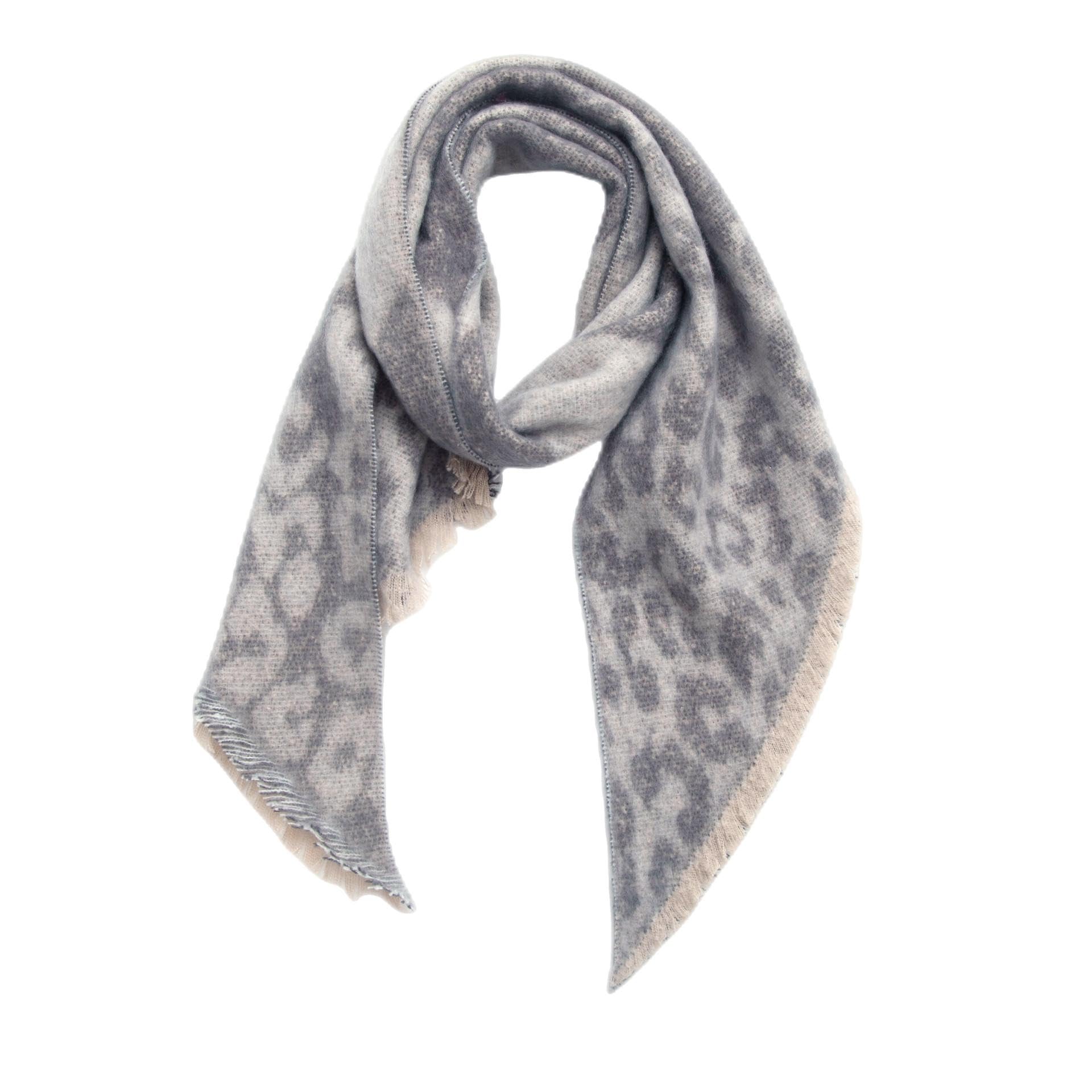 Sciarpa Donna Scialle Uomo Scialle con Sciarpa Smussata con Motivo Leopardato A Scacchi Autunno E Inverno