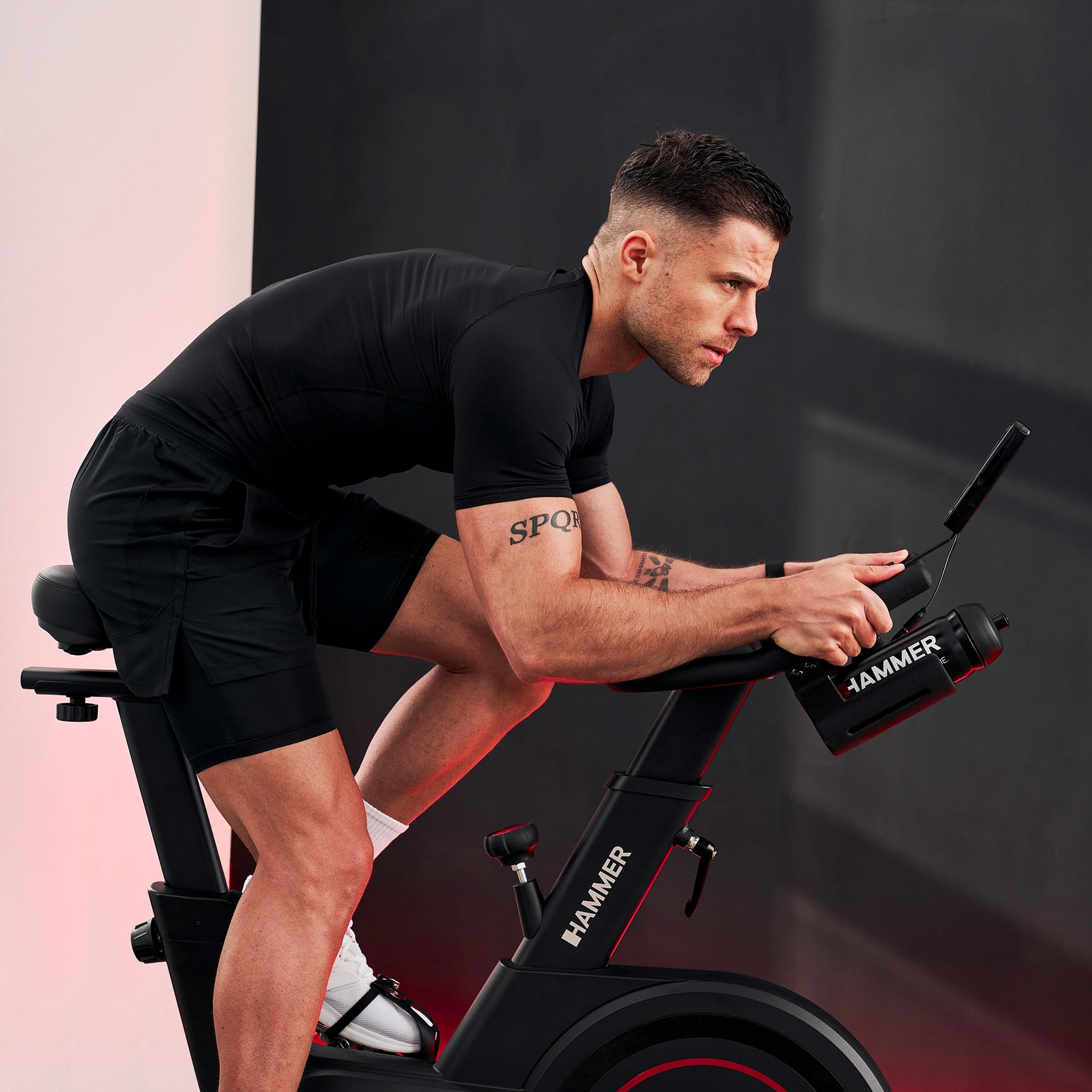 HAMMER Speedbike Speed Race, Indoor Cycle, 16 kg Schwungmasse, Kinomap & BitGym