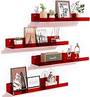 Vista 12 de upsimples Estantes acrílicos para decoración de pared, estante de exhibición de 15 pulgadas, organizador de perfumes para baño, dormitorio, sala