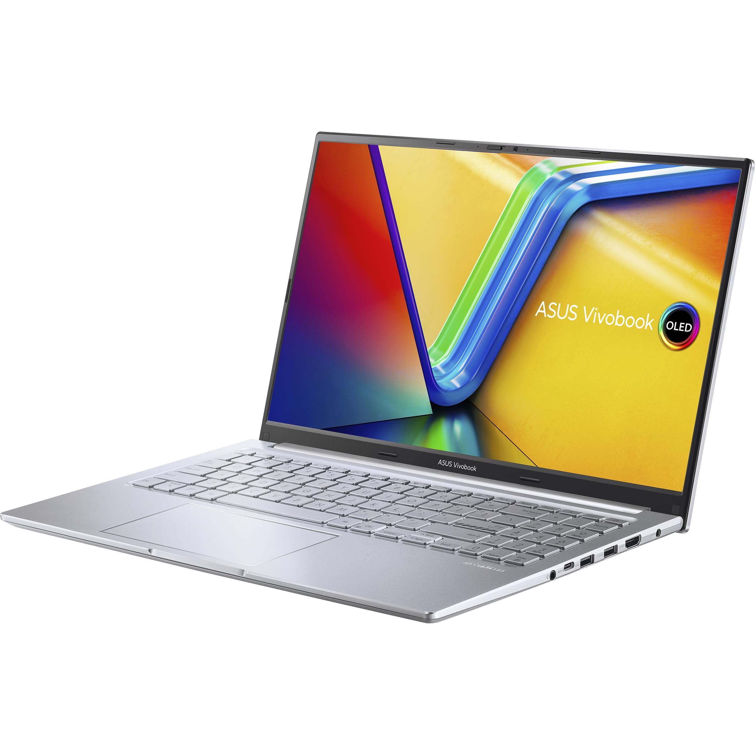 Asus Vivobook 15 OLED X1505VA#B0CY2YN2YB, Notebook 15.6" Glossy con tecnologia OLED, 120Hz, Intel Core 13ma gen i7-1355U, RAM 16GB, 512GB SSD PCIE, grafica Intel Iris Xe, WIN 11 HOME, Argento