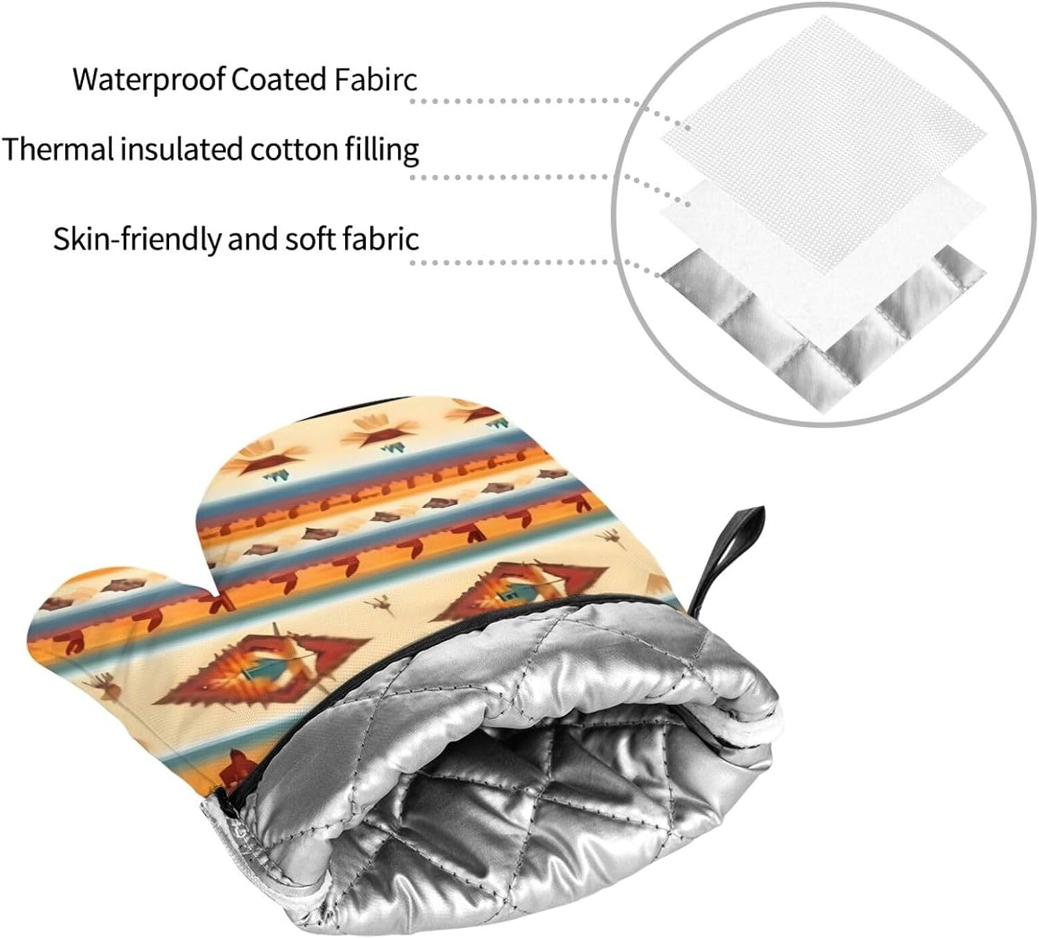 Native American Kitchen baking four piece set, fit for cooking and baking, oven, microwave, and outdoor barbecue