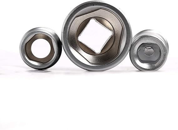 Compatible for 3PC 1/2 Triangular Multi-Toothed Socket and Tool Nuts for Bosch Fuse Board Injection Pump Diesel