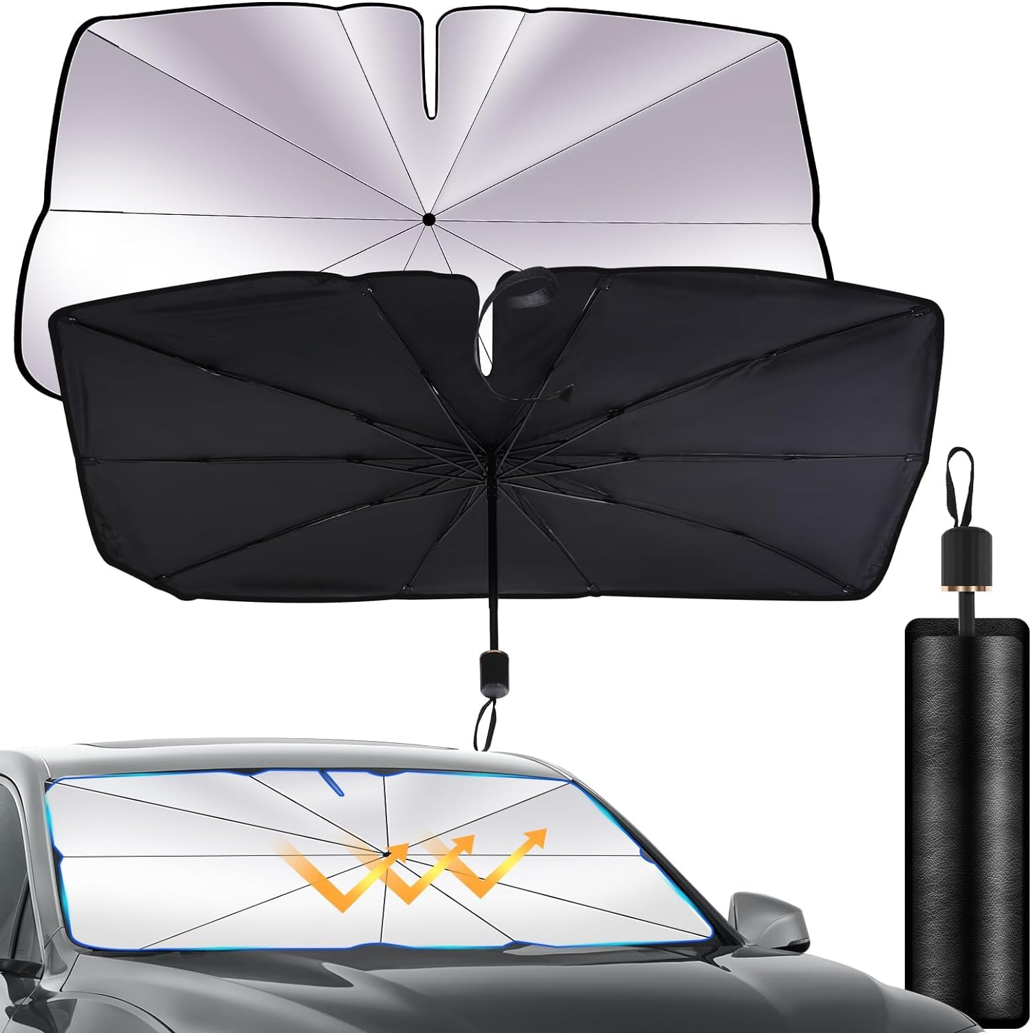 Car Sun Shade for Beetle A5 2011-2015, Car'S Interior From Harmful UV Rays With Our Durable Car Windshield Sun Shade Beauty