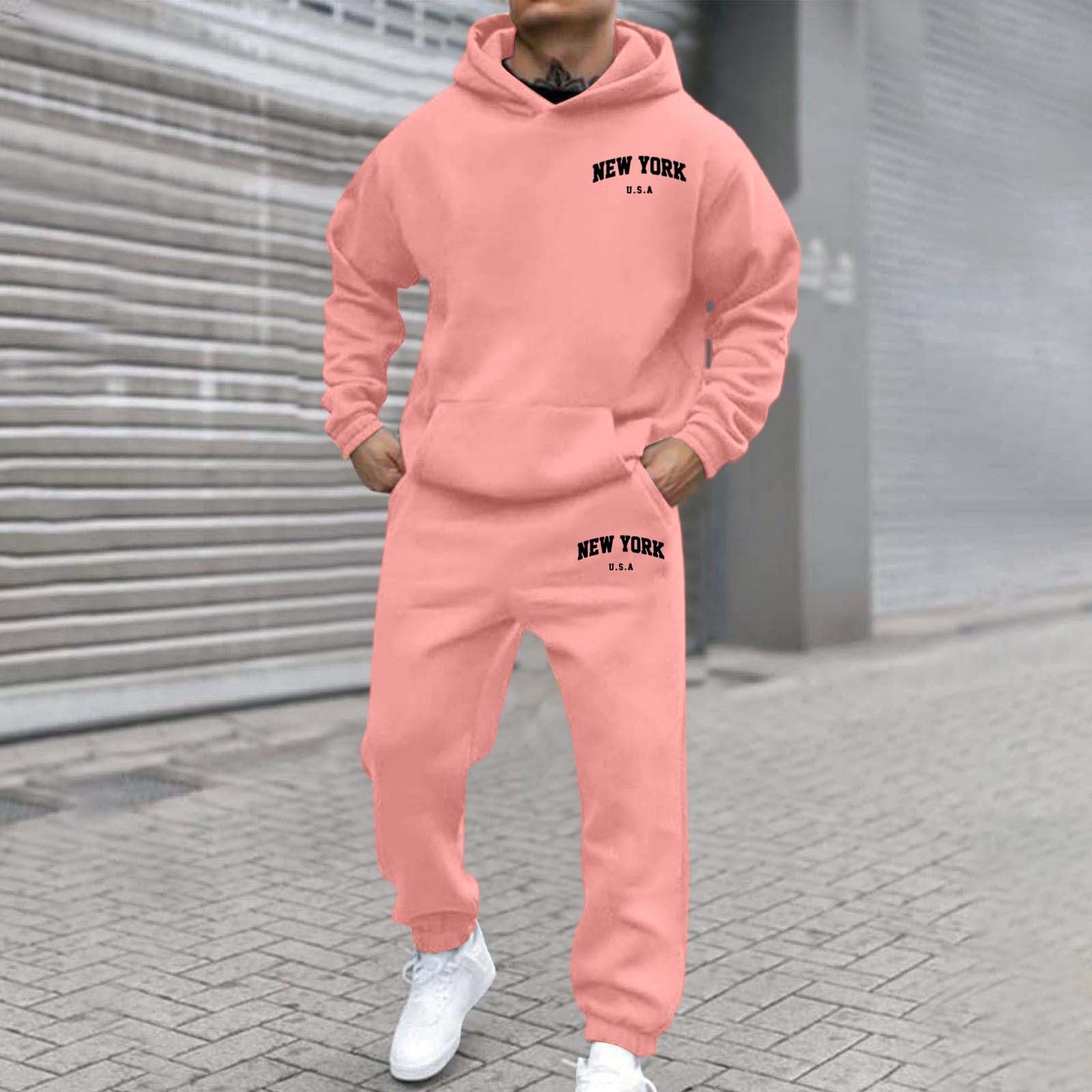 Générique Męska bluza z kapturem bawełniana bluza z kapturem polar bluza pulower długi rękaw kieszeń kangur podstawowy nowoczesny codzienny codzienny luźna odzież A138