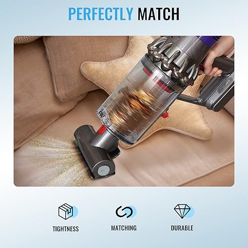 Miniatura 6 de Contenedor mejorado compatible con el recipiente de aspiradora Dyson V10, repuesto de contenedor de polvo grande para Dyson Número de pieza 969509-01