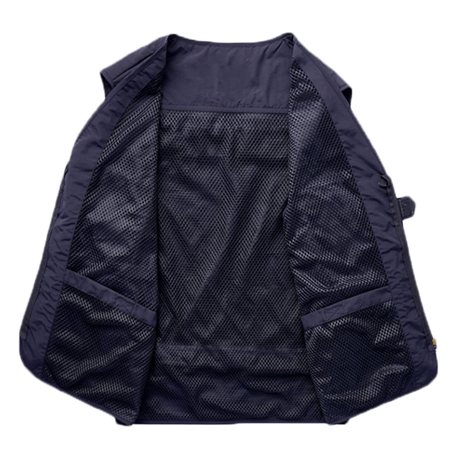 Chaleco para Hombre Chaleco Sin Mangas con Multibolsillos Chaleco De Pesca Casual para Exteriores Chaleco Transpirable De Verano para Fotografía Chaqueta De Viaje