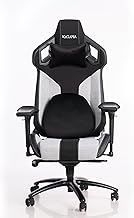 KATANA KT-06 Ergonomic Gaming & Office Chair - Multi-Functional with 6D Adjustable Armrests, Premium Spandex Fabric, Adjustable Neck & Lumbar Pillows, Black & Gray