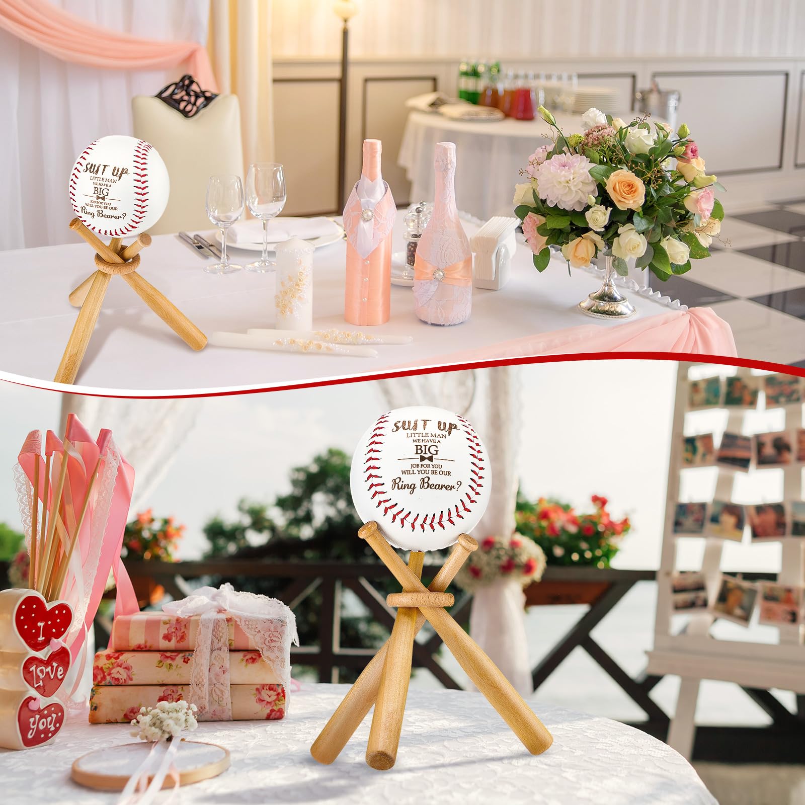 Ring Bearer Gifts For Little Boys Groomsman Proposal Baseball Gift