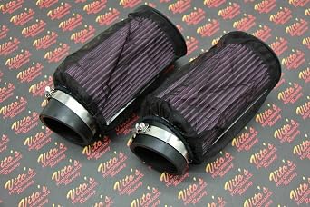 2 x Banshee K+N style pod air filters Keihin PWK 38 39 41mm carbs OUTERWEARS